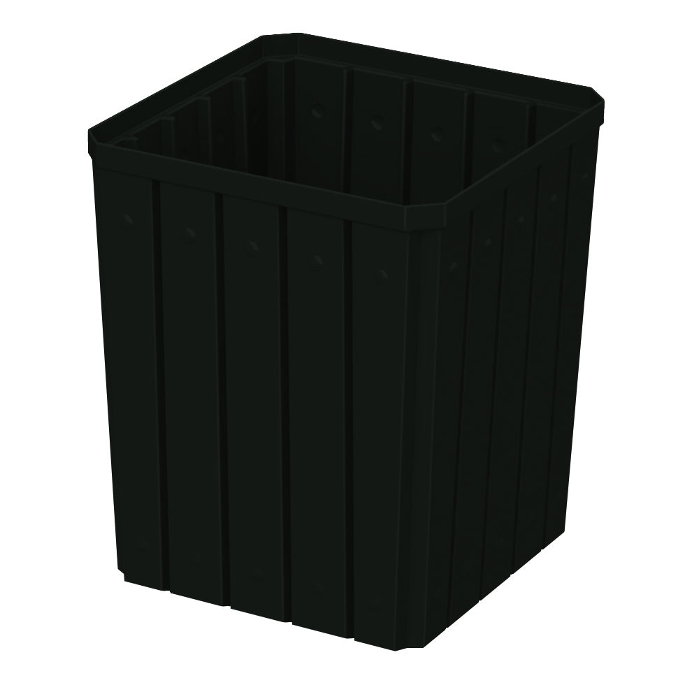 52 Gallon Square Signature Receptacle - Beige Granite - Anchorline Supply