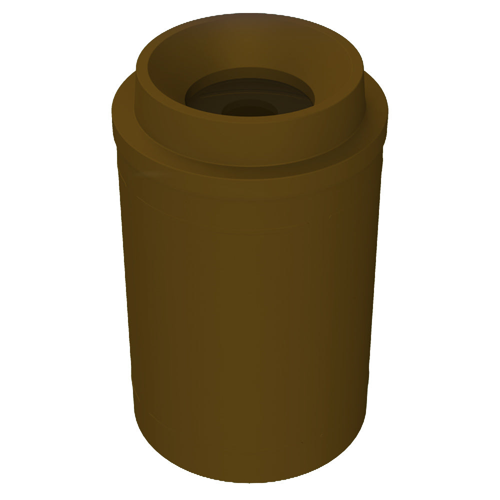 55 Gallon Classic Round | Funnel with 11.5"Hole Lid - Assembly - Green - Anchorline Supply