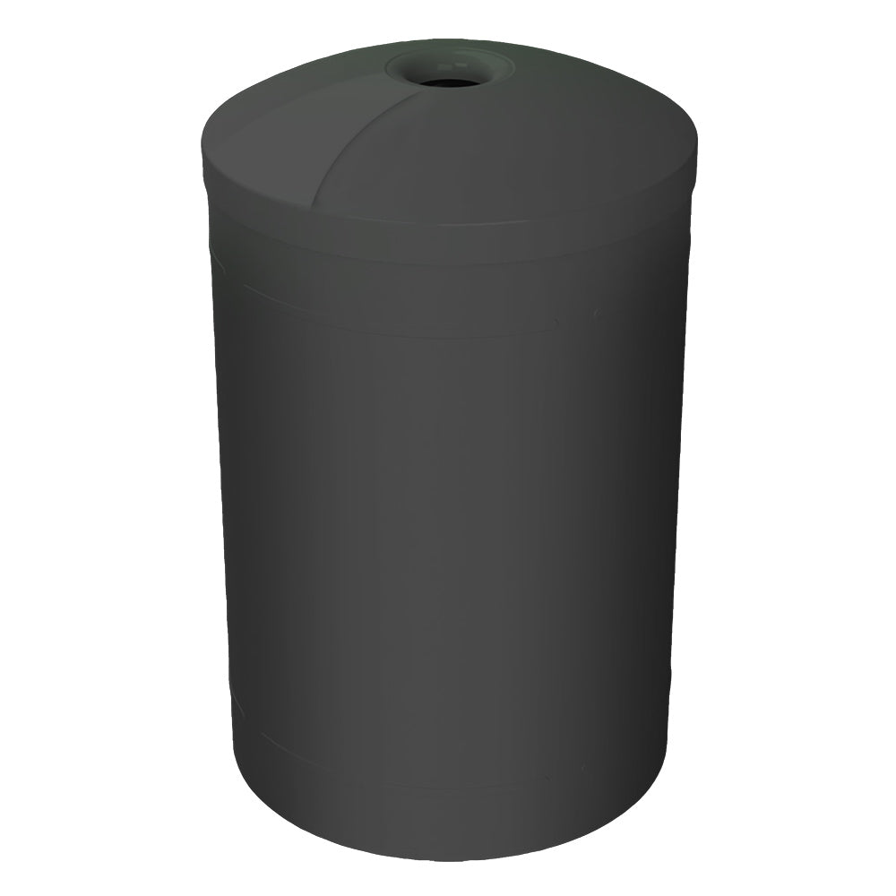 55 Gallon Classic Round | Mushroom Top Lid - Assembly - Brown - Anchorline Supply