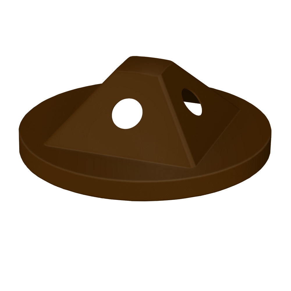 Pyramid Top (fits 42 & 55 gallon round) - Dark Granite - Anchorline Supply