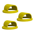 3-PACK - 2-Way Open Lid (fits 42 & 55 gallon round) - Blue - Anchorline Supply