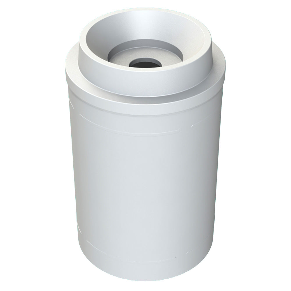55 Gallon Classic Round | Funnel with 5"Hole Lid - Assembly - Green - Anchorline Supply