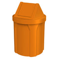 42 Gallon Classic Round | Swing Top Lid - Assembly - Blue - Anchorline Supply