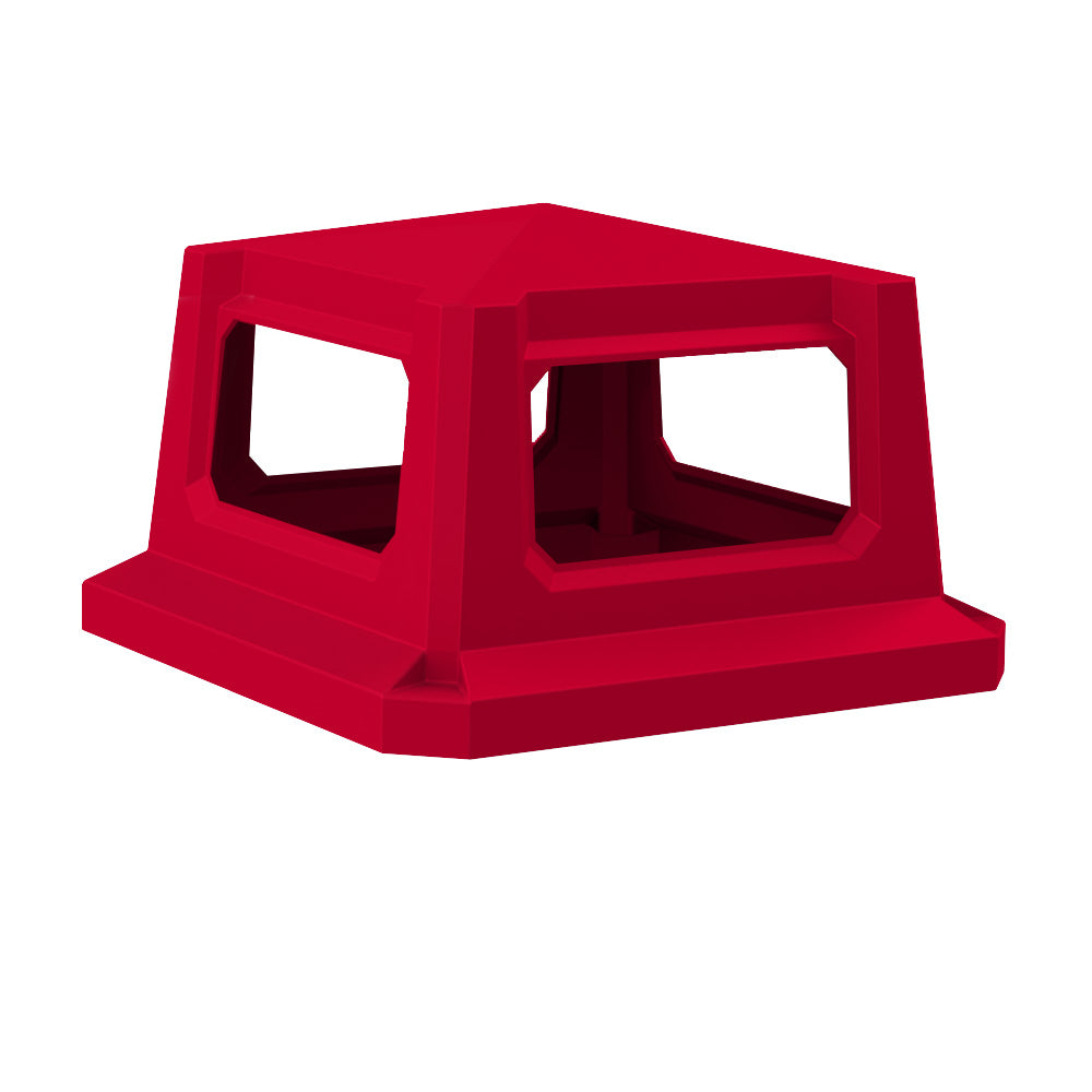 4-Way Top Lid (fits 52 gallon square) - Blue - Anchorline Supply