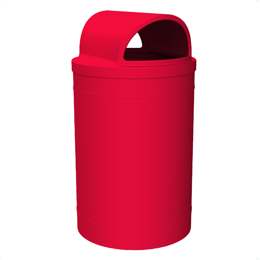55 Gallon Classic Round | 2-Way Open Top - Assembly - Black - Anchorline Supply