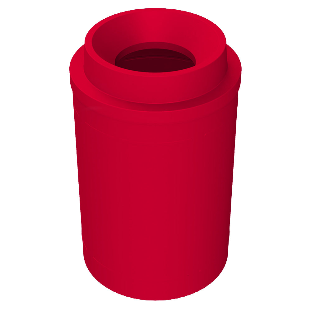 55 Gallon Classic Round | Funnel with 11.5"Hole Lid - Assembly - Red - Anchorline Supply