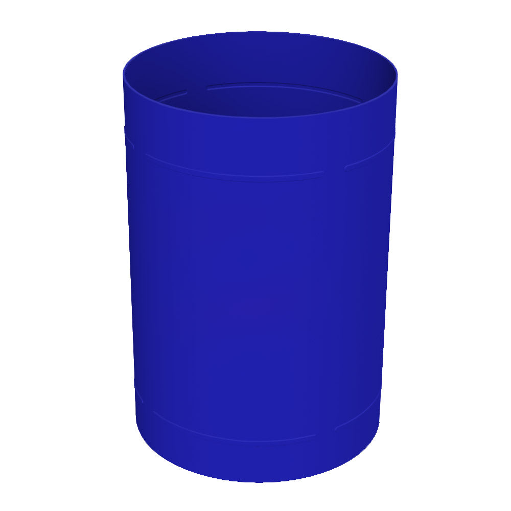 55 Gallon Round Classic Receptacle - Light Granite - Anchorline Supply