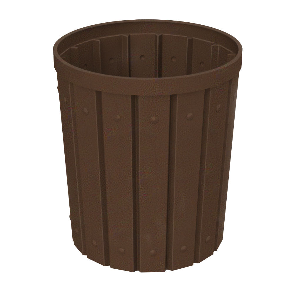 42 Gallon Round Signature Receptacle - Green Granite - Anchorline Supply