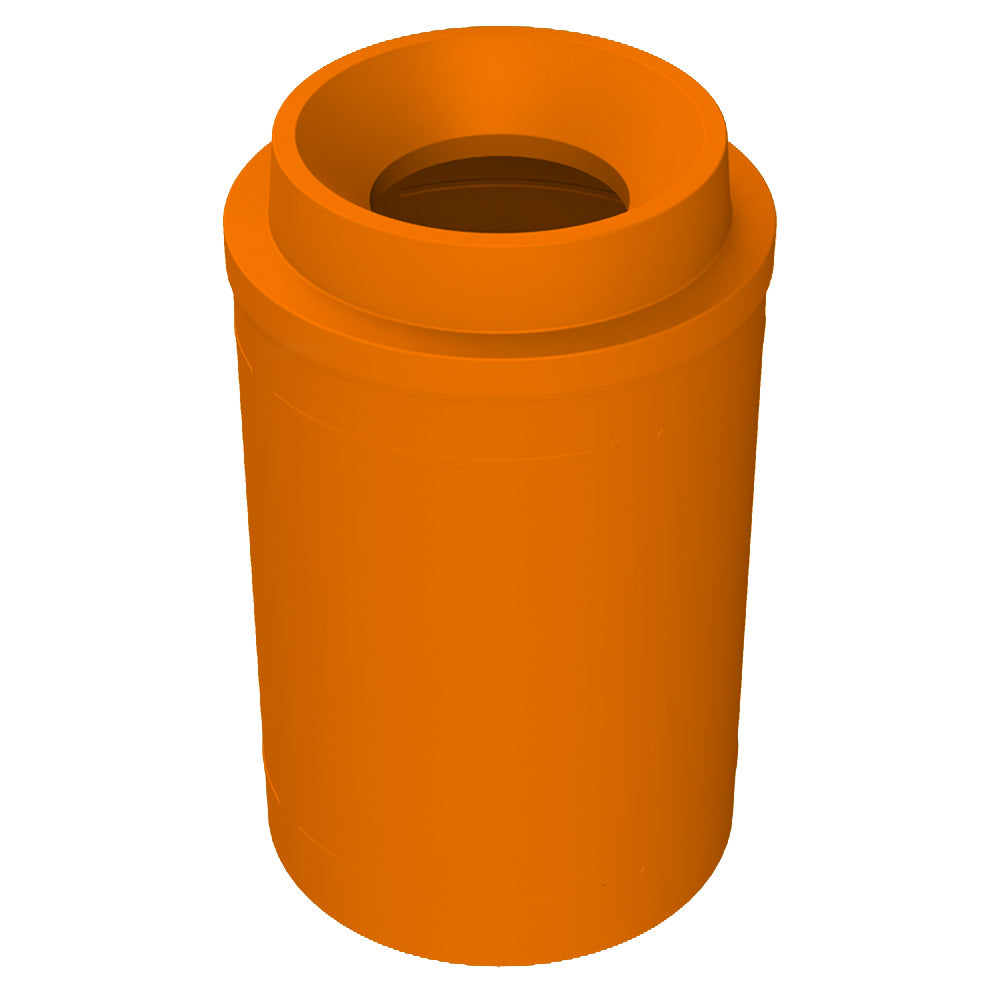 55 Gallon Classic Round | Funnel with 11.5"Hole Lid - Assembly - Yellow - Anchorline Supply