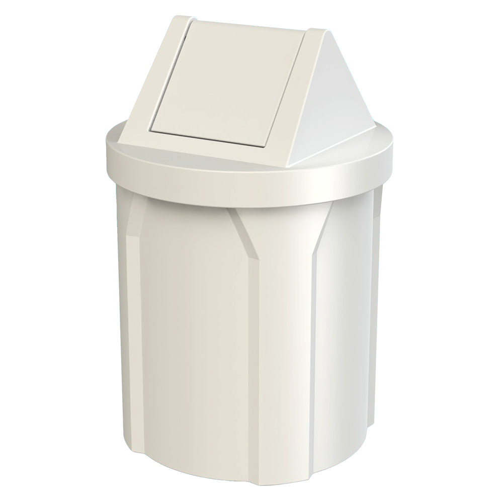 42 Gallon Classic Round | Swing Top Lid - Assembly - Orange - Anchorline Supply