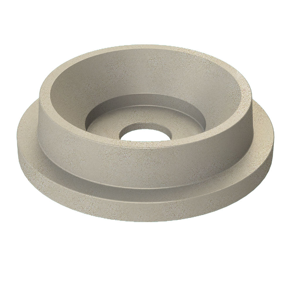 Funnel Top with 5" Hole (fits 42 & 55 gallon round) - Beige Granite - Anchorline Supply