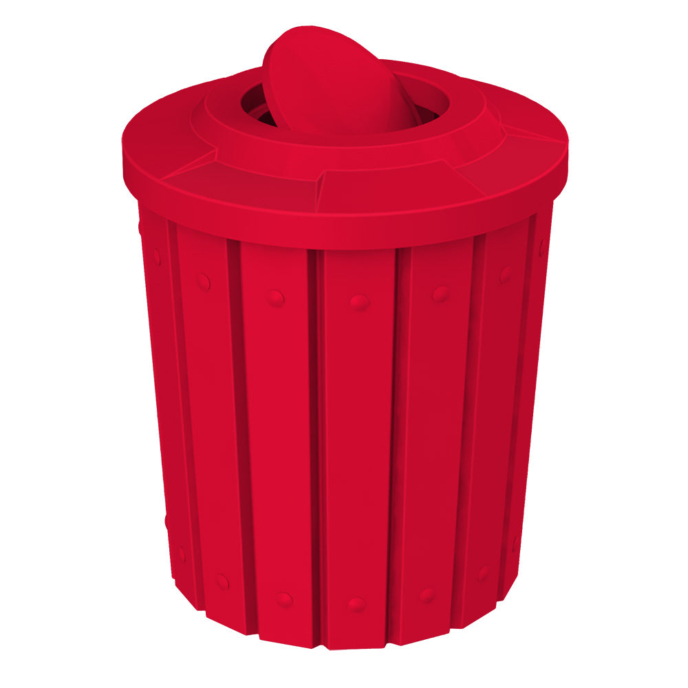 42 Gallon Signature Round | Flat Top with Bug Barrier - Assembly - Green - Anchorline Supply