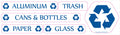 Recycle Decal Set - Default - Anchorline Supply