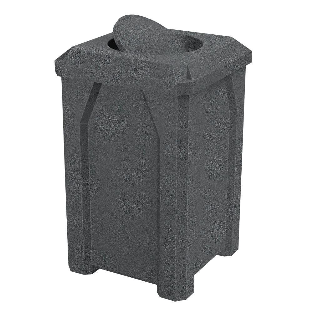 32 Gallon Classic Square | Bug Barrier Lid - Assembly - Blue - Anchorline Supply