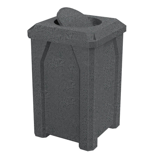 32 Gallon Classic Square | Bug Barrier Lid - Assembly - Blue - Anchorline Supply