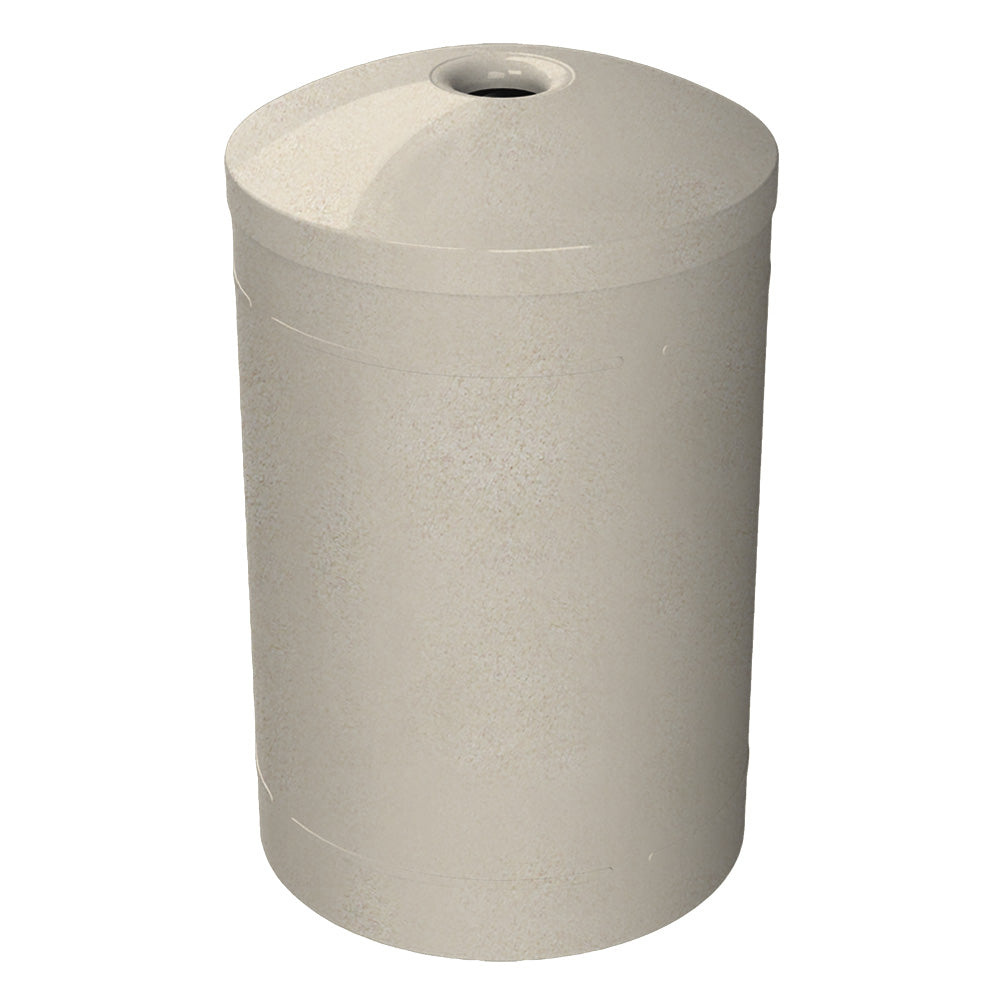 55 Gallon Classic Round | Mushroom Top Lid - Assembly - Blue - Anchorline Supply