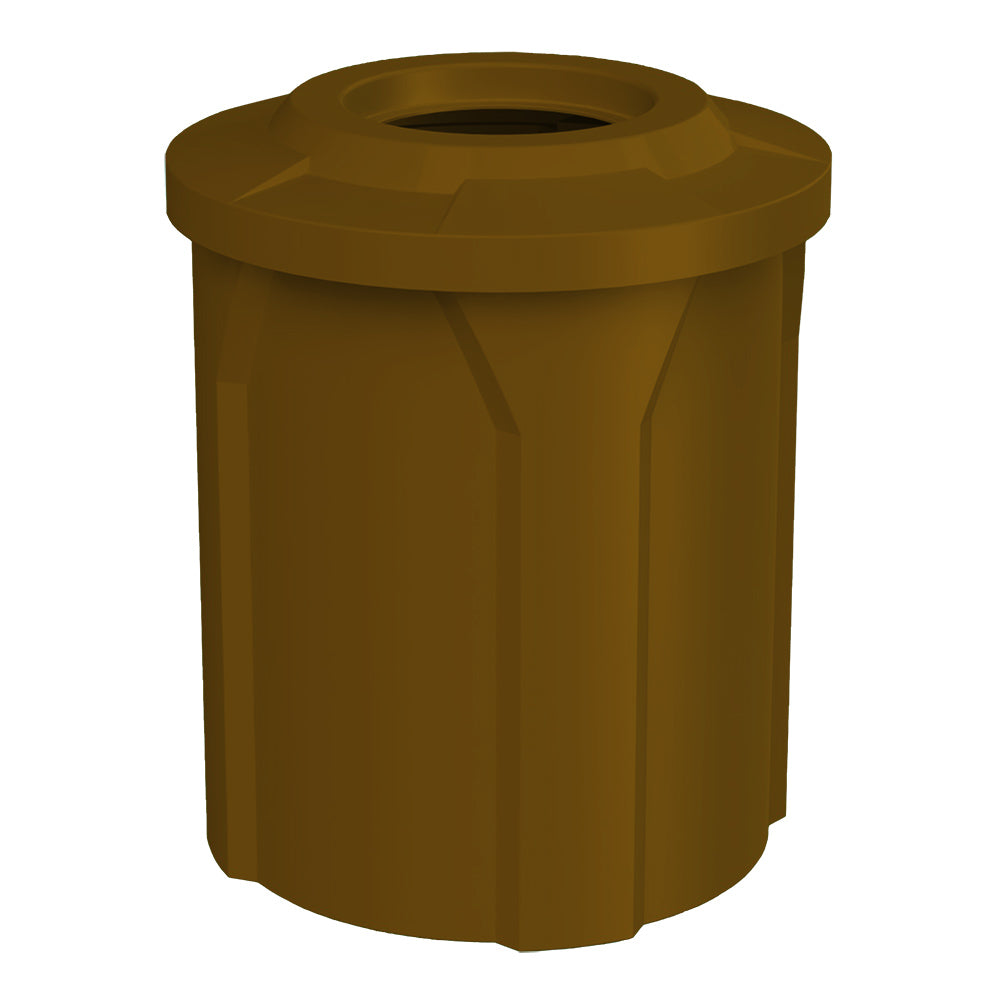 42 Gallon Classic Round | Flat Lid with 11.5" hole - Assembly - Anchorline Supply