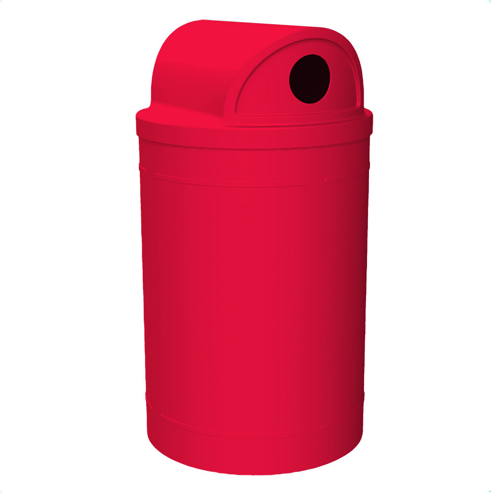 55 Gallon Classic Round | 2-Way with 5" inch holes Top - Assembly - Orange - Anchorline Supply