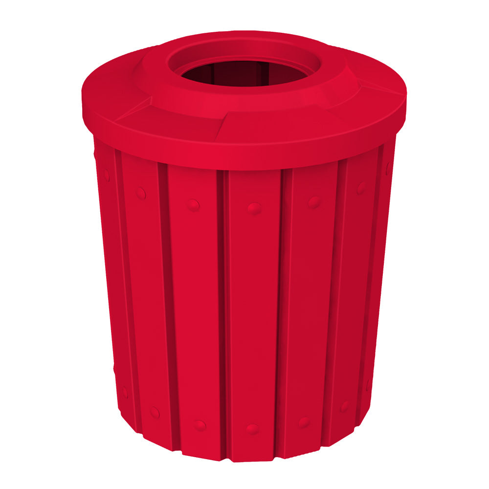 42 Gallon Signature Round | Flat Top with 11.5" hole - Assembly - Blue - Anchorline Supply