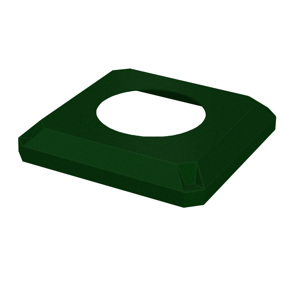 11.5" Recycle Lid (fits 32 gallon square) - Brown Granite - Anchorline Supply