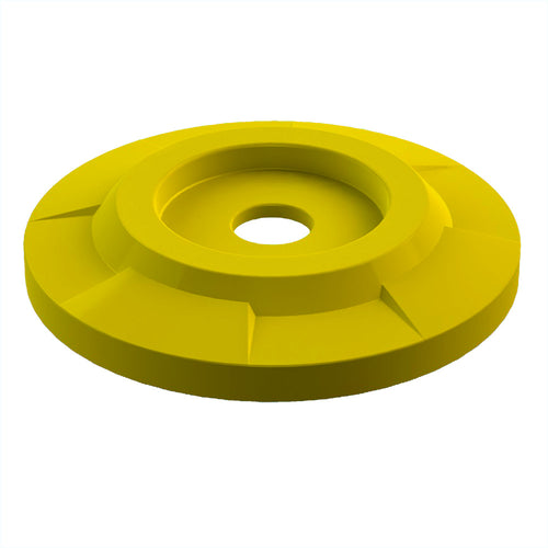 3-PACK - Flat Top with 5" Hole (fits 42 & 55 gallon round) - Brown - Anchorline Supply