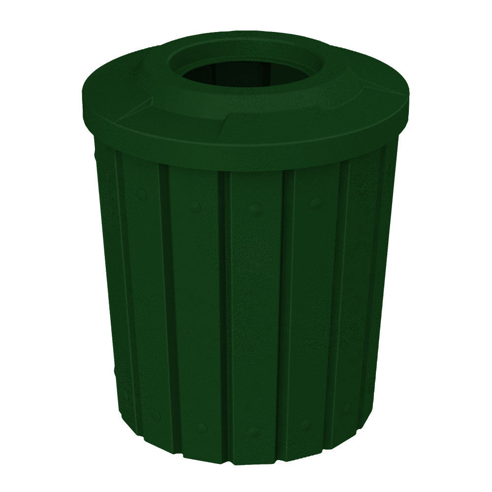 42 Gallon Signature Round | Flat Top with 11.5" hole - Assembly - Red - Anchorline Supply