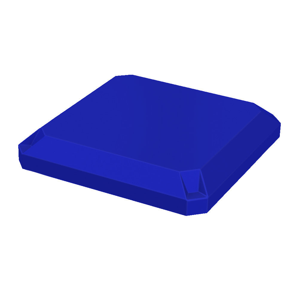 Flat Lid Dust Cover (fits 32 gallon square) - Black - Anchorline Supply