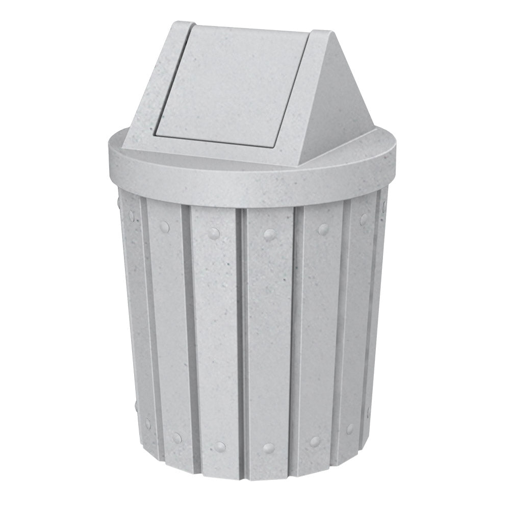 42 Gallon Signature Round | Swing Top - Assembly - Black - Anchorline Supply