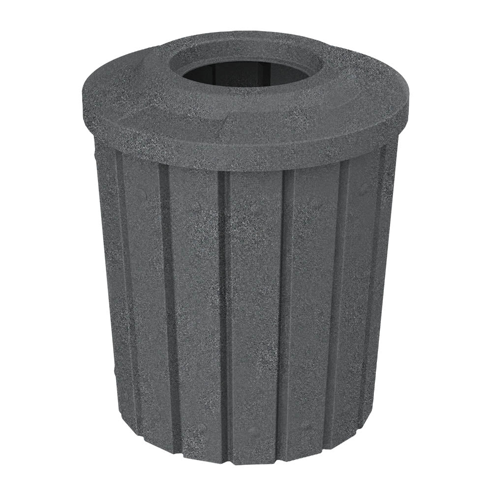 42 Gallon Signature Round | Flat Top with 11.5" hole - Assembly - Yellow - Anchorline Supply