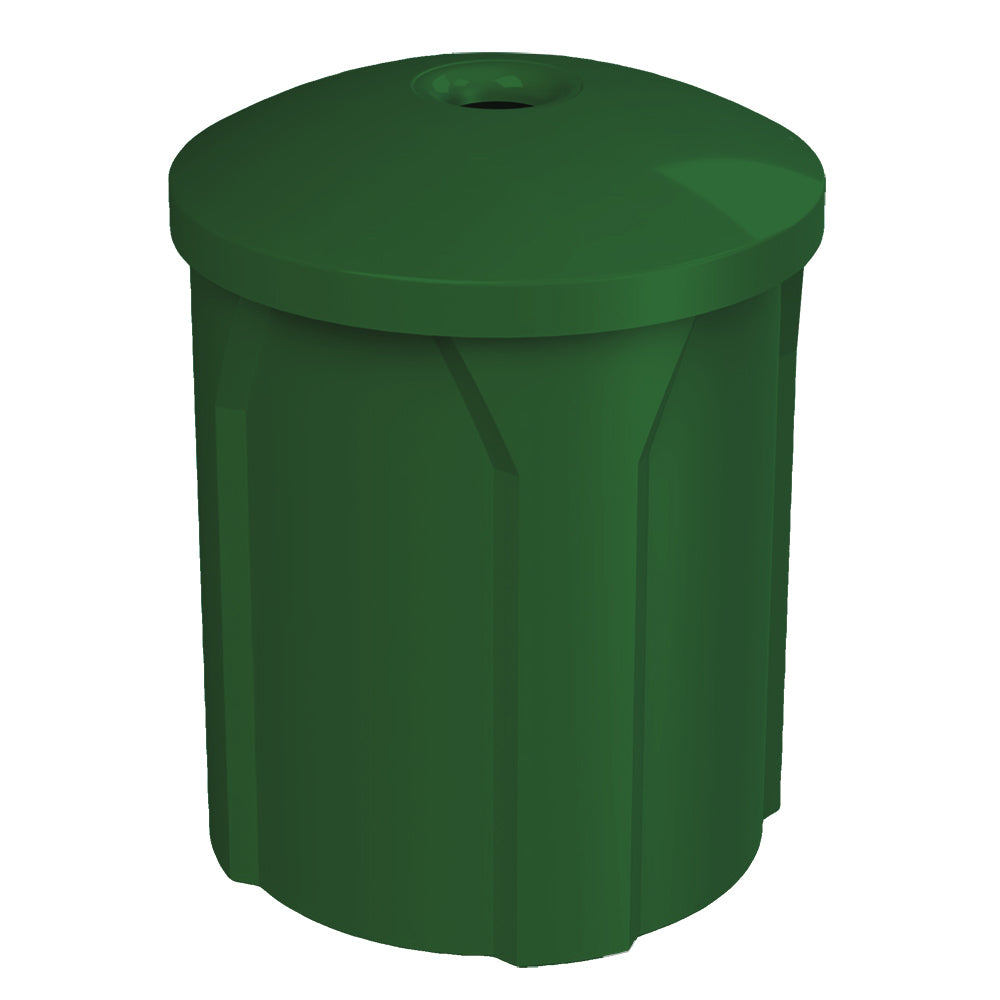 42 Gallon Classic Round | Mushroom Lid - Assembly - White - Anchorline Supply