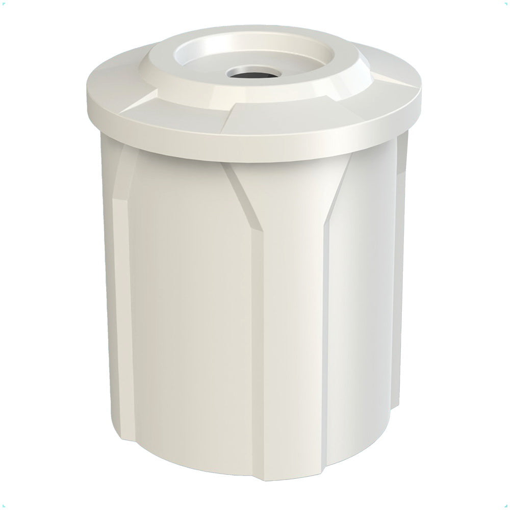 42 Gallon Classic Round | Flat Lid with 5" hole - Assembly - Black - Anchorline Supply