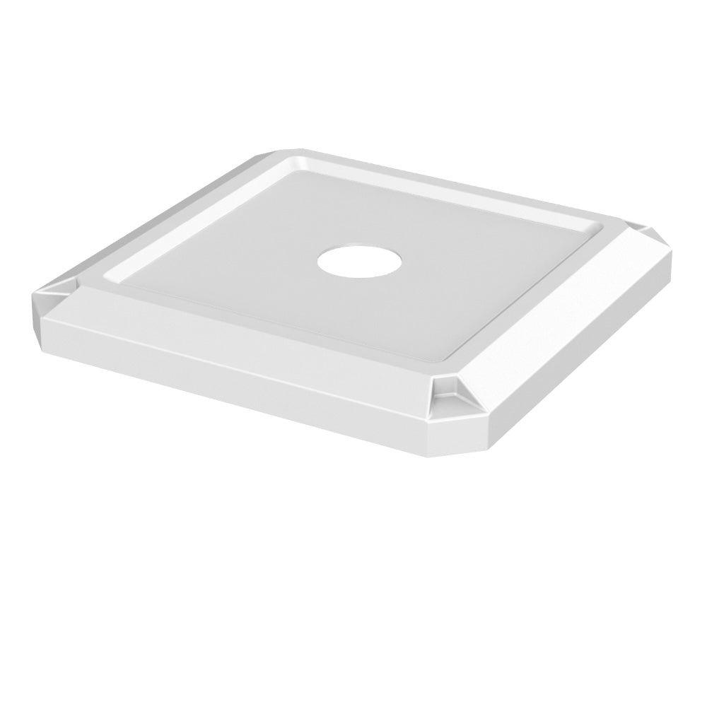 5" Recycle Lid (fits 52 gallon square) - Blue - Anchorline Supply