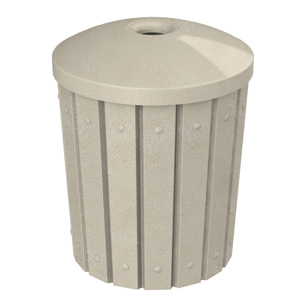 42 Gallon Signature Round | Mushroom Top - Assembly - Light Granite - Anchorline Supply