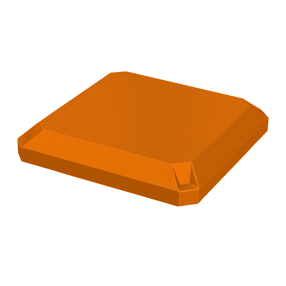 Flat Lid Dust Cover (fits 32 gallon square) - White - Anchorline Supply