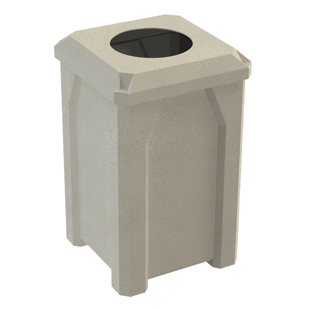 32 Gallon Classic Square | 11.5" Recycle Lid - Assembly - Anchorline Supply