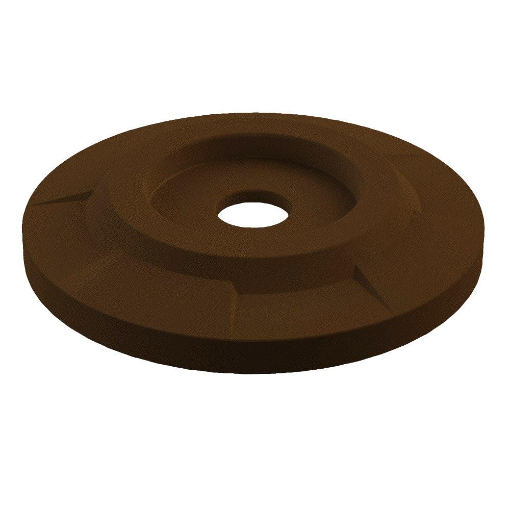 3-PACK - Flat Top with 5" Hole (fits 42 & 55 gallon round) - Dark Granite - Anchorline Supply