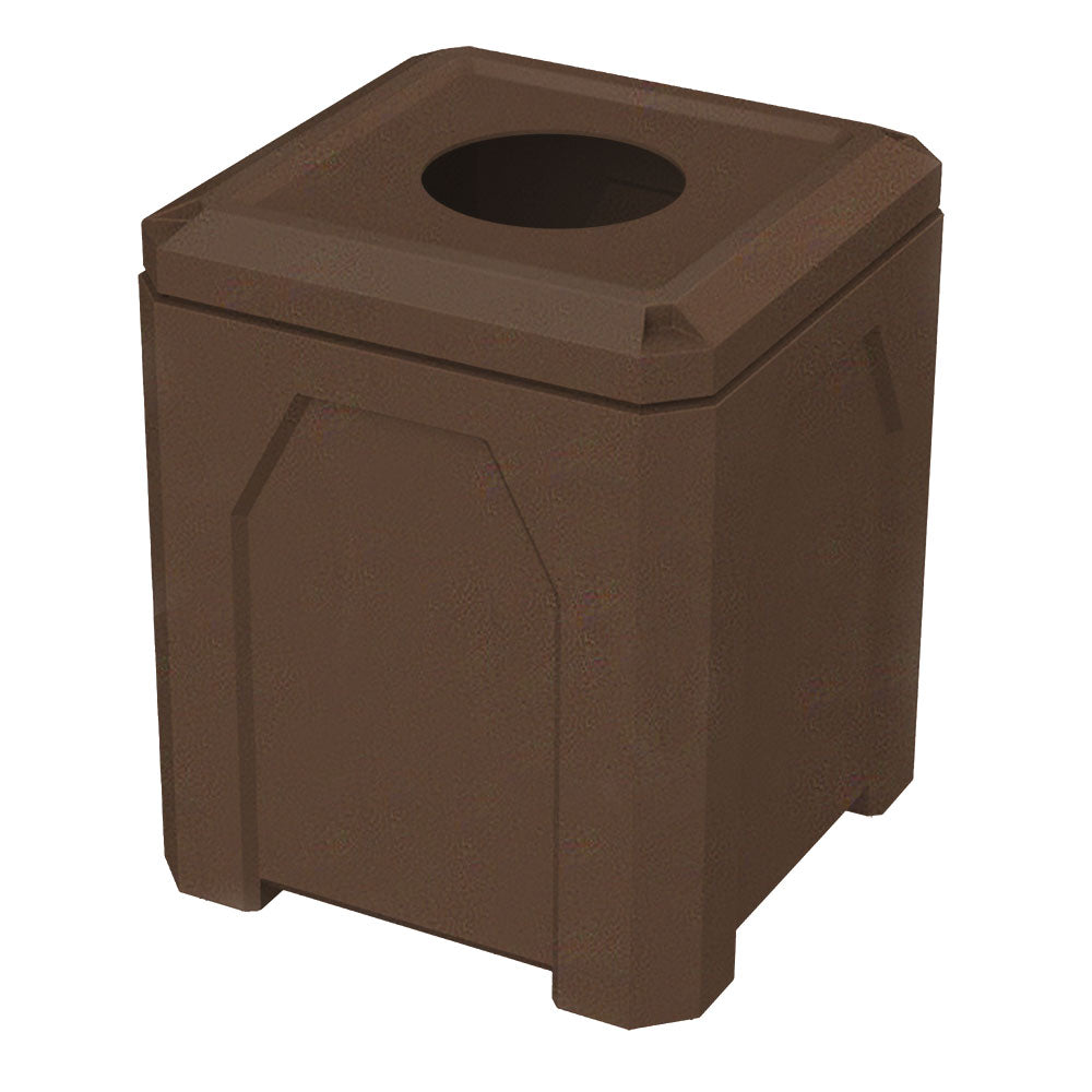 52 Gallon Classic Square | 11.5" Recycling Lid - Assembly - Blue - Anchorline Supply