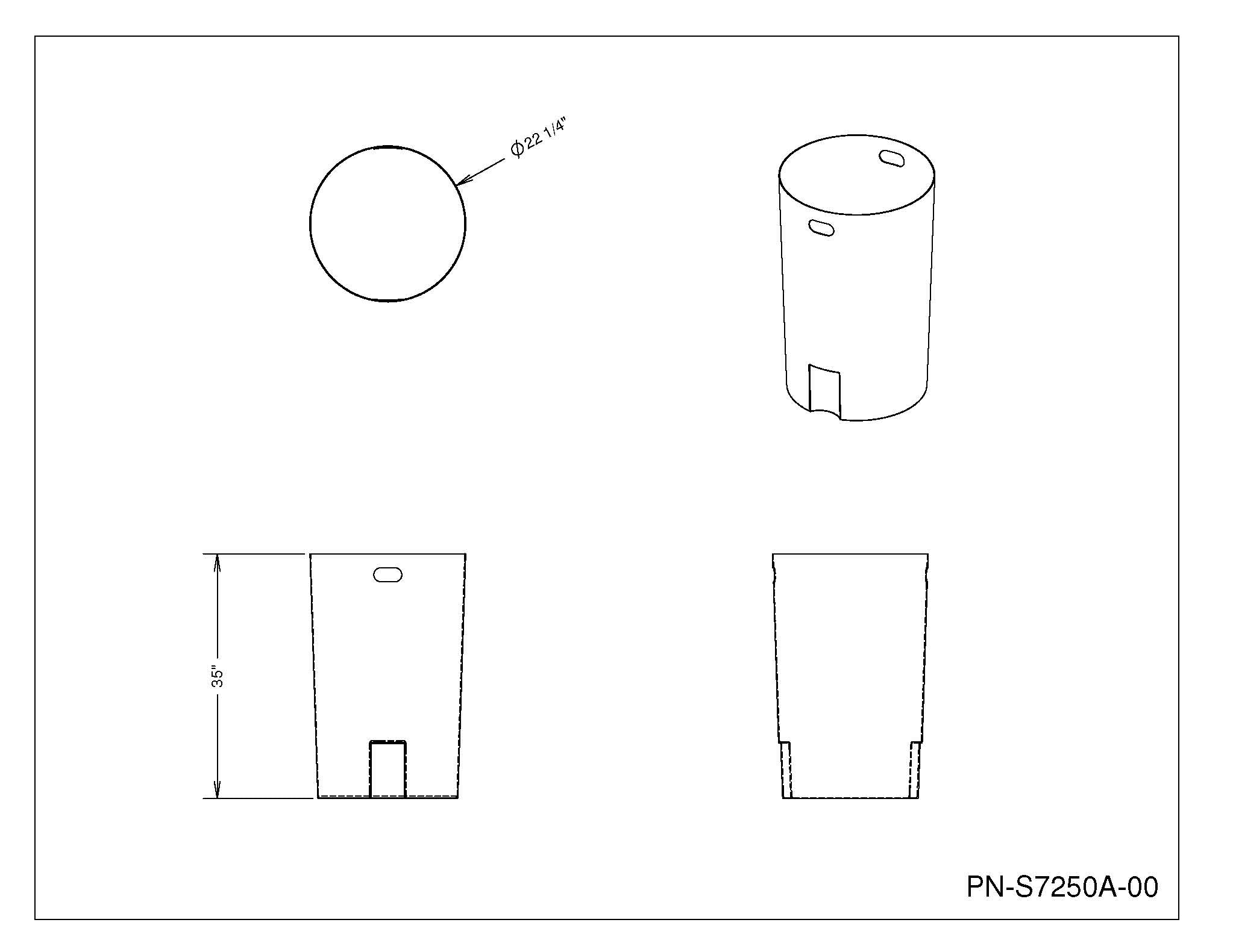42 Gallon Round Receptacle Liner - Colored (+$9) - Anchorline Supply
