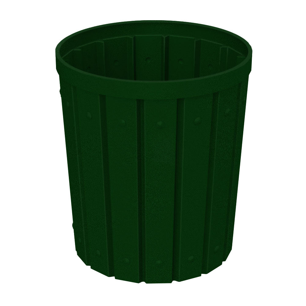 42 Gallon Round Signature Receptacle - Yellow - Anchorline Supply
