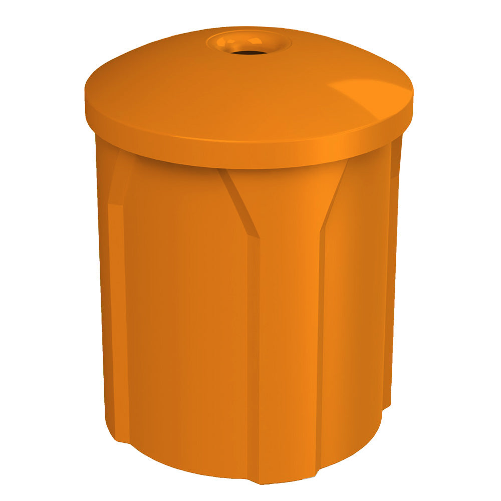 42 Gallon Classic Round | Mushroom Lid - Assembly - Blue - Anchorline Supply
