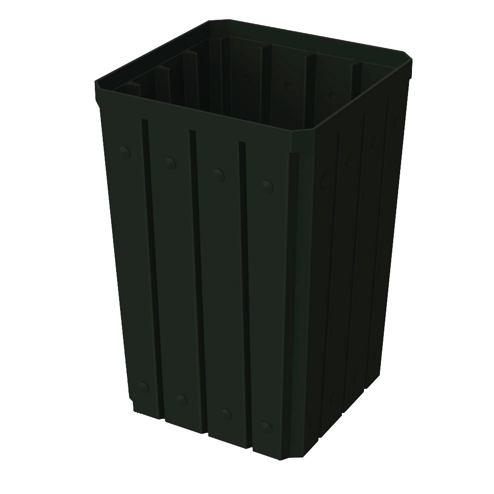 32 Gallon Square Signature Receptacle - Light Granite - Anchorline Supply