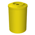 55 Gallon Classic Round | Flat top with 5" hole Lid - Assembly - Blue - Anchorline Supply