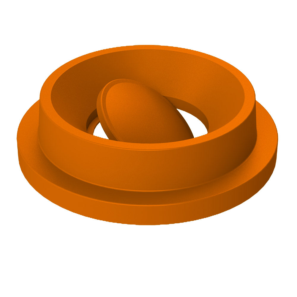 3-PACK Funnel Top with Bug Barrier Lid (fits 42 & 55 gallon round) - Yellow - Anchorline Supply