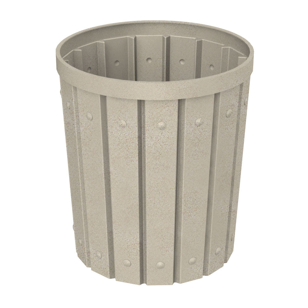 42 Gallon Round Signature Receptacle - Blue - Anchorline Supply