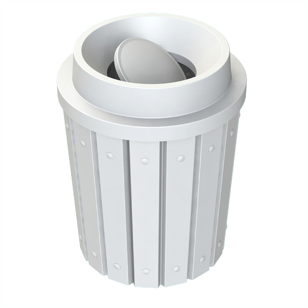 42 Gallon Signature Round | Funnel Top with Bug Barrier - Assembly - Green - Anchorline Supply