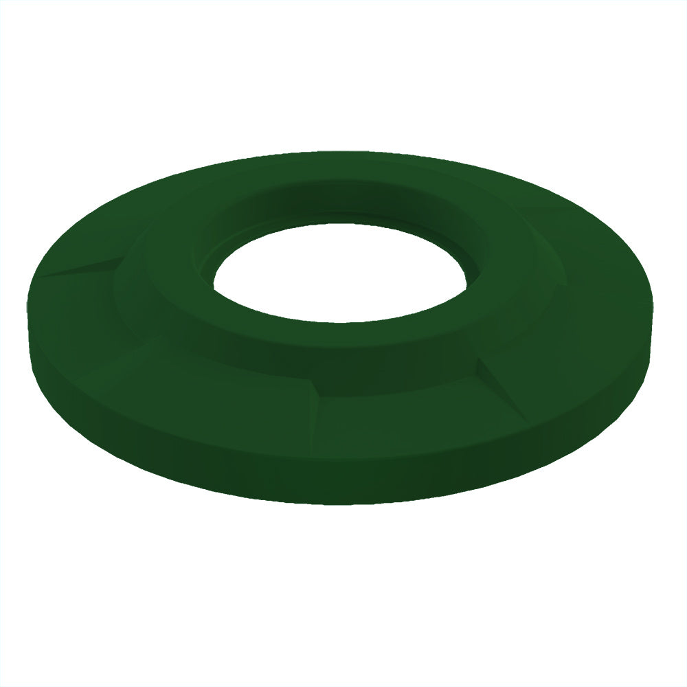 3-PACK - Flat Top with 11.5" Hole (fits 42 & 55 gallon round) - Brown Granite - Anchorline Supply