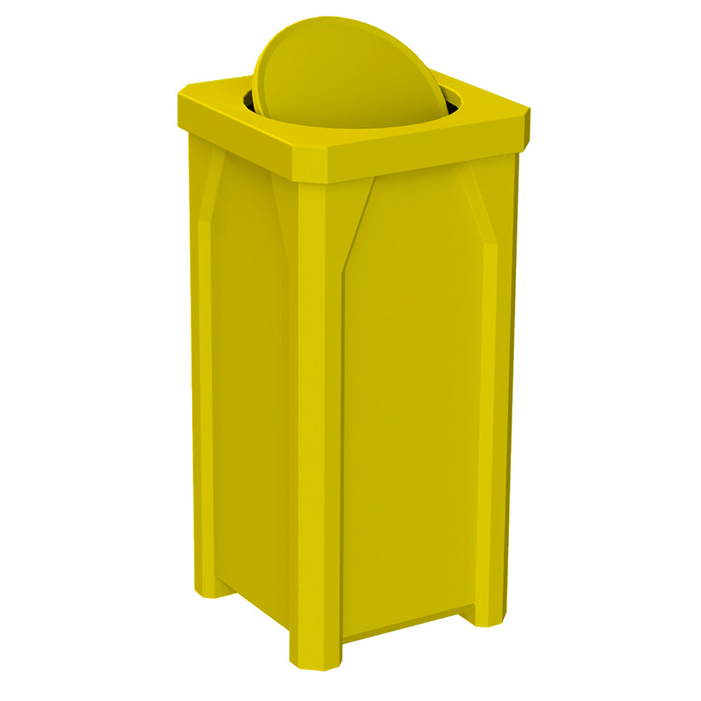22 Gallon Classic Square | Bug Barrier Lid - Assembly - Green - Anchorline Supply
