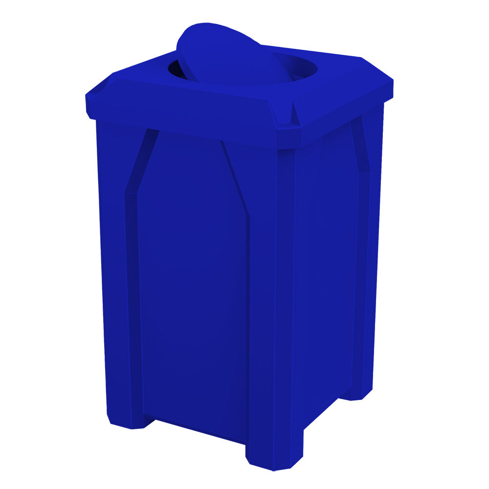 32 Gallon Classic Square | Bug Barrier Lid - Assembly - Light Granite - Anchorline Supply
