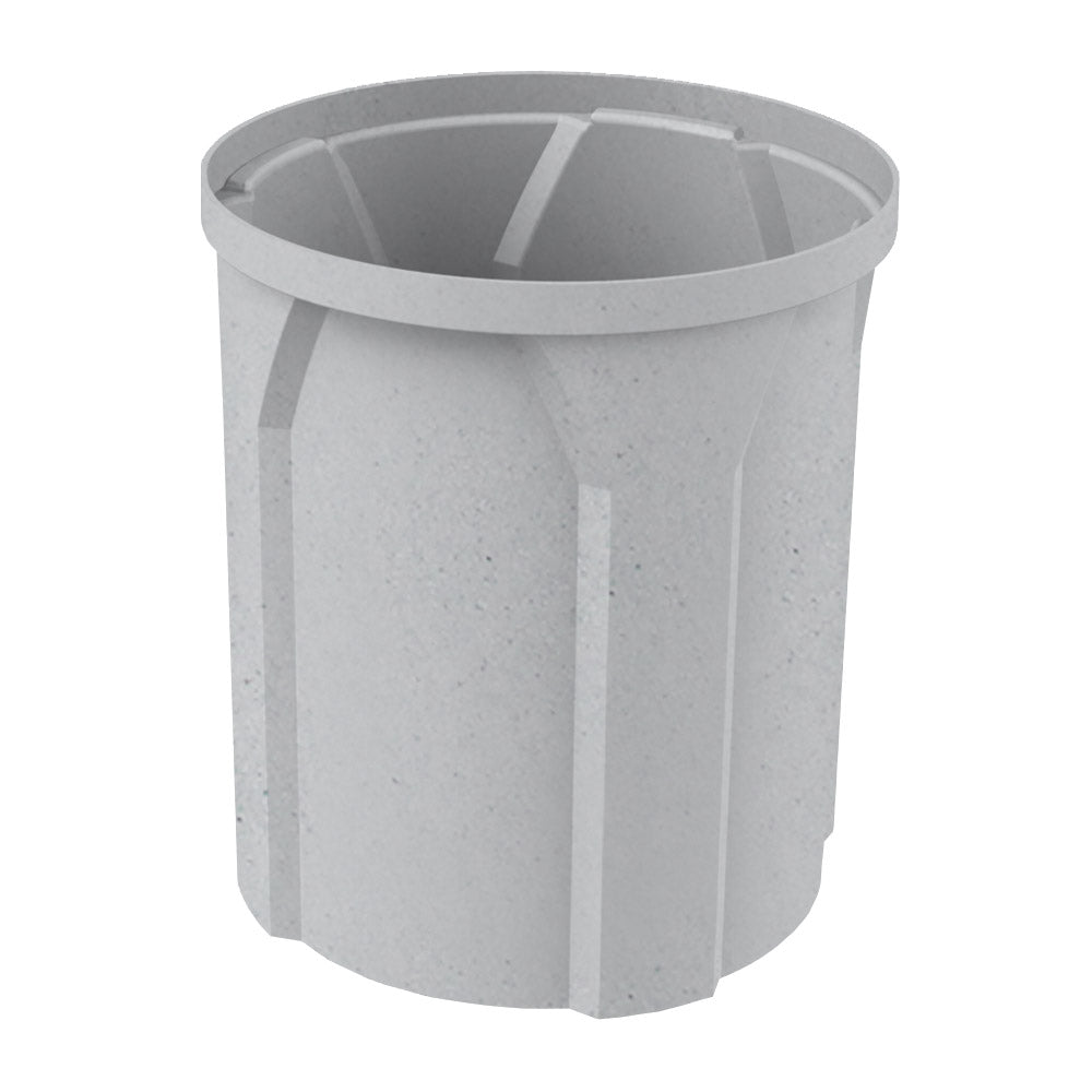 42 Gallon Round Classic Receptacle - Yellow - Anchorline Supply