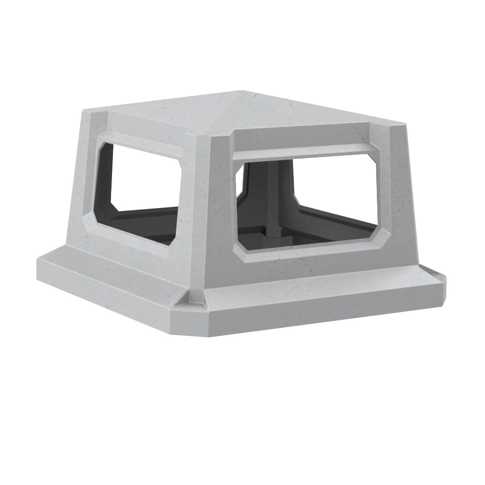 4-Way Top Lid (fits 52 gallon square) - Orange - Anchorline Supply